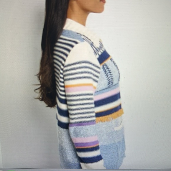 Patterned Button-Up Sweater - Picture 3 of 4